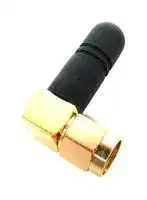 DELTA25/X/SMAM/S/RA/35: Stubby Antenna, 2.4GHz to 2.5GHz, 2 VSWR, 0dBi Gain, 50ohm, Vertical Polarisation, SMA Connector