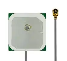 ECHO34/0.1M/UFL/S/S/17: Patch Antenna, 2.4GHz, 1.5 VSWR, 2dBi Gain, 50ohm, Right Hand Circular Polarisation, UFL Connector