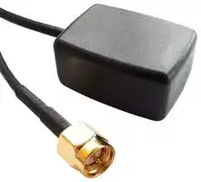 MIKE13/2.5M/SMAM/S/S/17: GPS Antenna, 1.57542GHz, 1.5 VSWR, 1dBi Gain, 50ohm, Right Hand Circular Polarisation, Magnetic