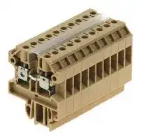 0322860000: TERMINAL BLOCK, DIN RAIL, 2POS, 10AWG