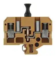 0324020000: DIN RAIL TERMINAL BLOCK, 2POS, 8AWG