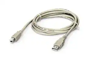 2701247: USB Cable, Type A Plug to Type B Plug, 1 m, 3.28 ft, Grey