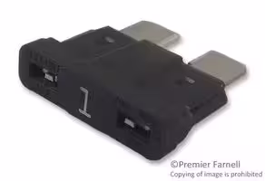0287001.L: Fuse, Automotive, Fast Acting, 1 A, 32 V, 19.1mm x 5.1mm x 12.3mm, ATOF Series