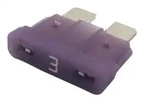 0287003.PXCN: Fuse, Automotive, Fast Acting, 3 A, 32 V, 19.1mm x 5mm x 19mm, ATOF
