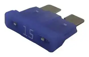 0287015.L: Fuse, Automotive, Fast Acting, 15 A, 32 V, 19.1mm x 5.1mm x 12.3mm, ATOF Series