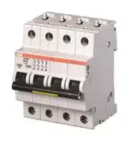 2CDS284001R0487: Thermal Circuit Breaker, 20 A, 4 Pole, 400 V, DIN Rail