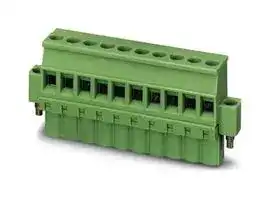 1912951: Pluggable Terminal Block, w/ Flange, 5 mm, 2 Ways, 2.5 mm², Screw
