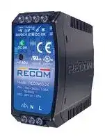 REDIN60-12: AC/DC DIN Rail Power Supply (PSU), ITE, 1 Output, 60 W, 12 VDC, 5 A