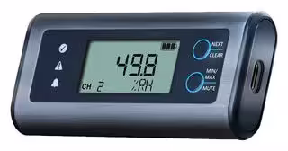 EL-SIE-1: Data Logger, -18 to 55°C Measurement Range, Temperature, 1 Channel, 1000K Samples, USB, LCD