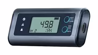 EL-SIE-2: Data Logger, -18 to 55°C Temperature, 0 to 100% RH, Temperature & Humidity, 2 Channel