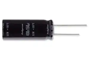450QXW100MEFC16X35: Electrolytic Capacitor, Miniature, 100 µF, 450 V, ± 20%, Radial Leaded, 2000 hours @ 105°C, Polar