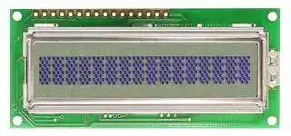 LCM-H01601DTR: Alphanumeric LCD, InfoVue, 16 x 1, 5V, Reflective