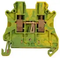 NSYTRV22PE: TERMINAL BLOCK, DIN RAIL, 2 POSITION, 26-12AWG