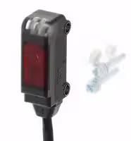 E3T-SR43-C 2M: Photoelectric Sensor, PNP Open Collector, 200 mm, 50 mA, 12 V to 24 V