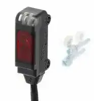 E3T-SR43-C 2M: Photoelectric Sensor, PNP Open Collector, 200 mm, 50 mA, 12 V to 24 V
