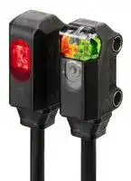 E3T-ST11 2M: Photoelectric Sensor, NPN Open Collector, 1 m, 50 mA, 12 V to 24 V