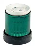 XVBC2B3: Visual Signal Indicator, LED, Green, Steady, 7W, 24VDC, 24VAC, IP65, 70mm Dia., 264mm Height