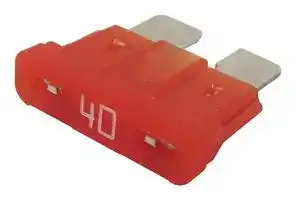 0287040.PXCN: Fuse, Automotive, Fast Acting, 40 A, 32 V, 19.1mm x 5mm x 19mm, ATOF