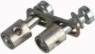 0336400000: JUMPER BAR, 2POS, BRASS, TERMINAL BLOCK