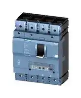 3VA2340-5JQ42-0CH0 — Electronic Circuit Breaker, MCCB,  3VA2, 4P, 55 kA, 415 V, 400 A, 2 Aux Sw + 1 Trip Alarm HQ