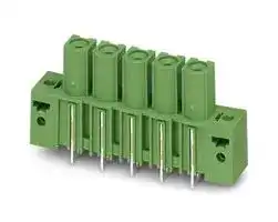 1969771: Terminal Block, w/ Flange, Socket, 10.16 mm, 2 Ways, 76 A, 1 kV, Through Hole Vertical