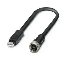 1420184: USB Cable, Type A Plug to Mini Type B Receptacle, 5 m, 16.4 ft, Black
