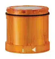 64130000: Beacon, KombiSIGN 71, Yellow, Steady, 7W, 240VAC, IP65, 90mm Dia., 70mm Height