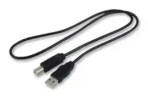 88732-9002: USB Cable, Type A Plug to Type B Plug, 820 mm, 32.3 ", USB 1.1, Black