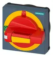 8UD1731-2AF05: Handle, with Masking Frame, Red/Yellow, 55 mm, Switches