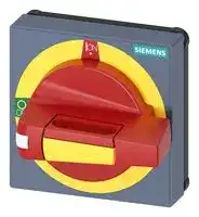 8UD1771-2AD05: Handle, with Masking Frame, Red/Yellow, 45 mm, Switch Disconnectors and Molded Case Switches