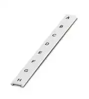 0803449: Terminal Block Marker, White, Marker Strip, Modular Terminal Blocks, A, B, C, D, E, F, G, H, 6.2 mm