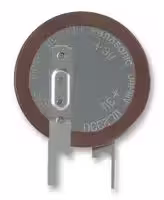 VL-1220/VCN: Rechargeable Battery, VL Series, Single Cell, 3 V, Lithium Vanadium Pentoxide, 7 mAh, 1220