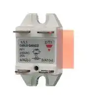 RF1A23D25: Solid State Relay, SPST-NO, 25 A, 280 VAC, Panel Mount, Quick Connect, Zero Crossing