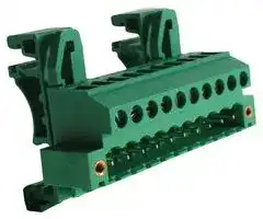 CTBPD96VJ/10FL: DIN Rail Mount Terminal Block, 10 Ways, 28 AWG, 14 AWG, 2.5 mm², Screw, 20 A