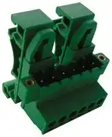 CTBPD96HG/6FL: DIN Rail Mount Terminal Block, 6 Ways, 28 AWG, 14 AWG, 2.5 mm², Screw, 20 A