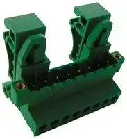 CTBPD96HG/8FL: DIN Rail Mount Terminal Block, 8 Ways, 28 AWG, 14 AWG, 2.5 mm², Screw, 20 A