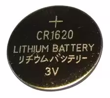 CR1620: Battery, 3 V, 1620, Lithium, 70 mAh, Flat Top, 1