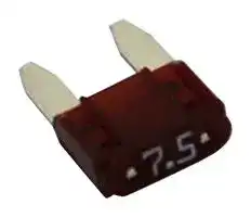 0MIN07.5V: Fuse, Automotive, Fast Acting, 7.5 A, 32 V, 10.9mm x 3.8mm x 8.8mm, MINI Series