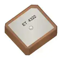 1004322: CERAMIC PATCH ANTENNA, 1.559-1.61GHZ