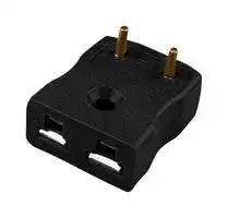AM-J-PCB: Thermocouple Connector, Miniature, Black, Socket, Type J, ANSI, PCB Mount