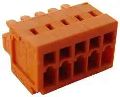 734-205: Pluggable Terminal Block, 3.81 mm, 5 Ways, 28 AWG, 14 AWG, 1.5 mm², Clamp