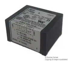 1EOP M0: Power Line Filter, General Purpose, 250 VAC, 1 A, Single Phase, 1 Stage, Through Hole