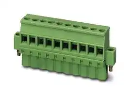 1721122: Pluggable Terminal Block, w/ Flange, 5.08 mm, 4 Ways, 2.5 mm², Screw