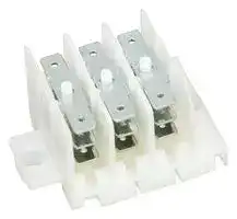 HY508/3 F/F: Panel Mount Barrier Terminal Block, 3 Row, 6 Ways, 11 mm, 24 A