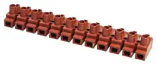 HY200/12 FVSP: Panel Mount Barrier Terminal Block, 1 Row, 12 Ways, 10 mm, 32 A