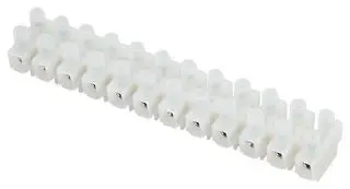 HY433/12 NYH: Panel Mount Barrier Terminal Block, 2 Row, 12 Ways, 10 mm, 32 A