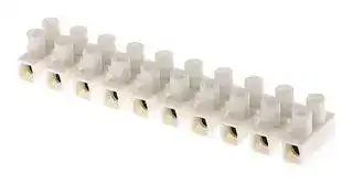 39100-2310: Panel Mount Barrier Terminal Block, 2 Row, 10 Ways, 20 AWG, 8 AWG, 12 mm, 40 A