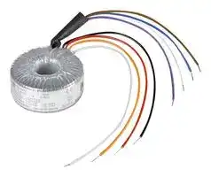 RKD 30/2X12: Toroidal Transformer, 31mm x 70mm, 30 VA, 2 x 115V, 2 x 12V, Dual Primary, Dual Secondary, Open