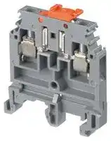 1SNA115686R1300: DIN Rail Mount Terminal Block, 2 Ways, 10 AWG, 4 mm², Screw, 20 A