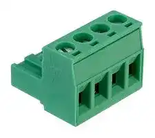 1754481: Pluggable Terminal Block, 5 mm, 4 Ways, 24 AWG, 12 AWG, 2.5 mm², Screw